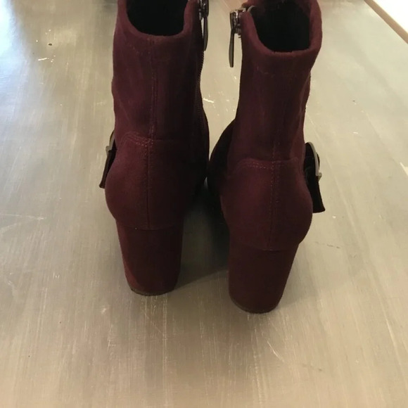 Franco Sarto  | Women's Eugenia Heeled Boots | Burgundy | Size 7.5 - Picture 8 of 10